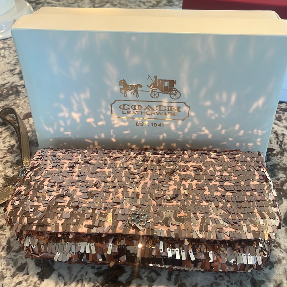 Coach wristlet purse